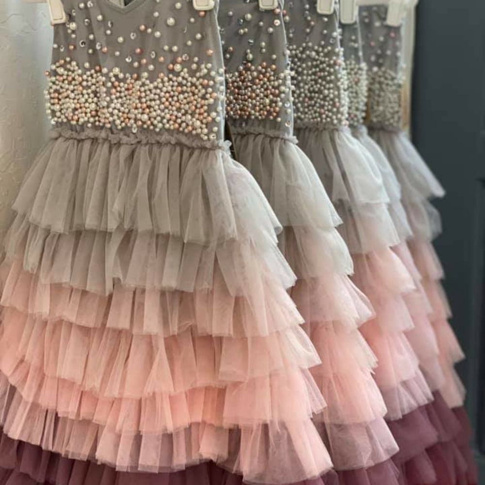 LONG Tutu du monde TTMD WATERFALL DRESS GOWN - Picture 2 of 6